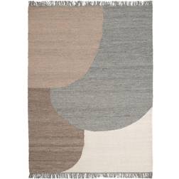 Linie Design Eik gulvtæppe 170x240 Cm Grå, Brun cm