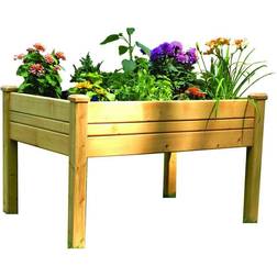 Eden 36-in W 48-in L H Wood Raised Bed