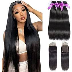 Wowqueen Straight Bundles 3-pack Natural Black