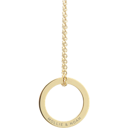 Treat Republic Personalised Family Ring Necklace - Gold