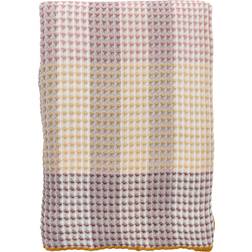 Södahl Blend Plaid, /Multi Tæppe Guld, Multifarve