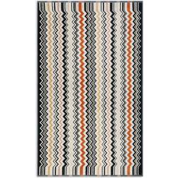 Missoni Home chevron-knit cotton Badezimmerhandtuch Schwarz (150x100cm)