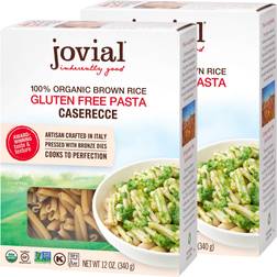 Jovial Caserecce Gluten-Free Pasta Whole Grain Brown Rice Caserecce Non-GMO