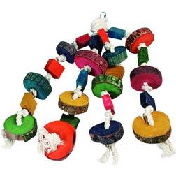 Flamingo Fugle Spil Papegøje Hænger M/Perler 4 Reb