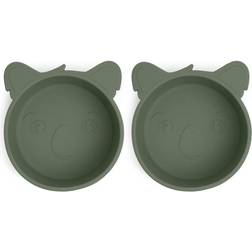 Nuuroo Alex deep plate 2-pack Dusty Green