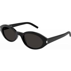 Saint Laurent Oval Sunglasses - Black