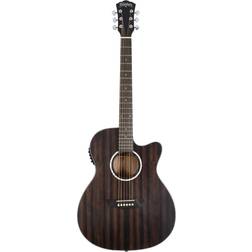 Washburn Deep Forest Ebony Ace Acoustic-Electric Guitar Natural Matte