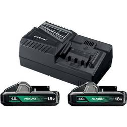 Hikoki 68020014 Batteripaket 4,0 Ah, 2-pack