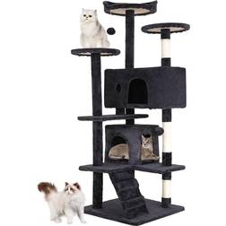 54 Inches Multi-Level Cat Tree Stand