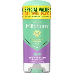 Mitchum Triple Odor Defence Women Shower Fresh Gel Anti-Perspirant & Deo Stick 2-pack