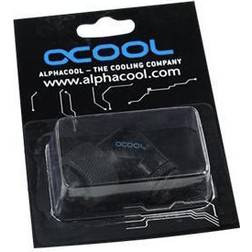 AlphaCool 13/10 (10 x 1.5 mm) Raccordo Di Compressione 90° Ruotabile G1/4 - Nero Profondo