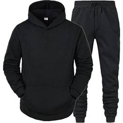 Men's Autumn 2 Piece Tracksuit - Black