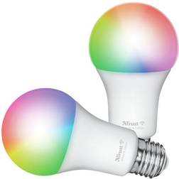 Trust E27 DUO-PACK Smart LED White & Colour WI-FI