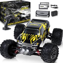 LAEGENDARY Sonic 1:16 Scale RC Off-Road Car Up to 25 MPH Black/Yellow