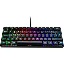 Verbatim Gaming KingPin M1 Filaire USB Clavier QWERTY Noir éclairé