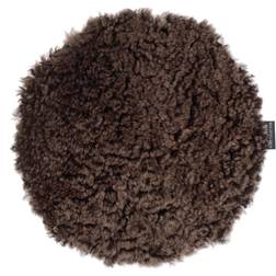 Skinnwille Curly Stolsdyna Brun