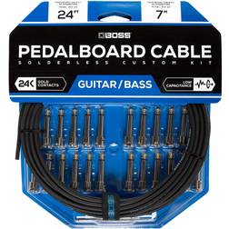 BOSS BCK-24 Solderless Pedal Board Cable Kit, Simple and Quick Assembly, 24 ft/7 m Length