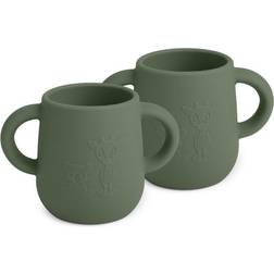 Nuuroo - Abiola Silicone Cup 2-Pack - Dusty green