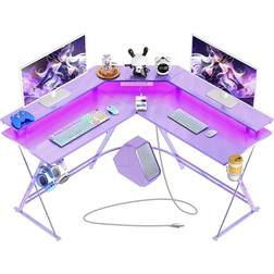 Seven Warrior L Shaped Gaming Desk - Purple