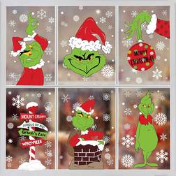 Christmas Window Clings 8pcs