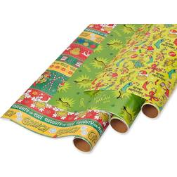 The Grinch Christmas Wrapping Paper 3 Rolls