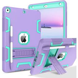 BENTOBEN iPad 9th Generation Case, iPad 8th Generation Case, iPad 7th Gen Case, iPad 10.2 2021/2020/2019 Case, 3 in 1 Heavy Duty Rugged Shockproof Protective Cover with Stand Pen Holder