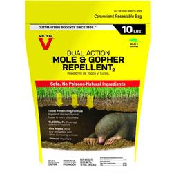 Victor Dual Action Animal Repellent Granules For Gophers Moles