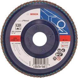 Bosch Lamellsslipskiva X551, Expert for Metal D= 125 mm G= 120, rak Leverantör, 5-6 vardagar leveranstid