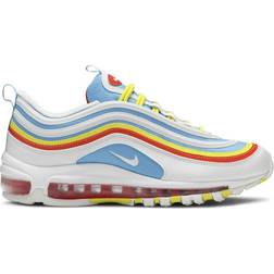 Nike Air Max 97 Summer Pack GS - White/Blue Fury/Opti Yellow/Team Orange