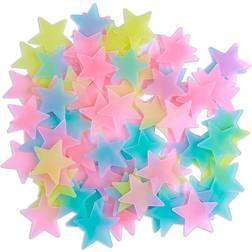 Amaonm Glow in The Dark Luminous Stars Fluorescent Noctilucent Plastic Wall Stickers