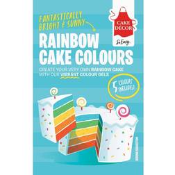 Rainbow Colour Gels Cake Decoration