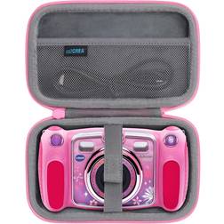 co2crea Hard Travel Case Replacement for VTech Kidizoom Duo Selfie Camera (Pink)