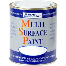 Bedec Multi Surface MSP Wood Paint Silver 0.75L