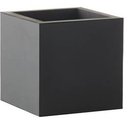 SEJ Design urtepotteskjuler sort gummi, 7 størrelser. Multi kvadrat Krukke