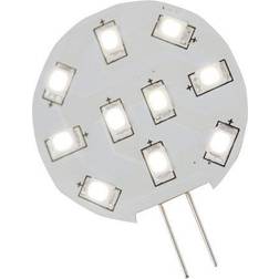 Båtsystem LED PÆRER Led g4-kort 8-30v varmhvid pin i side 2w