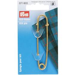 Prym Brass Kilt Pin, Gold Finish, 76mm