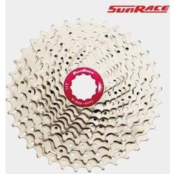 SunRace 10 Speed Cassette 11-36T Zilver CSMX0