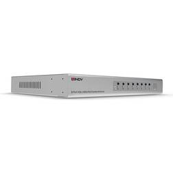 Lindy 39526 interruptor KVM Montaje en rack Plata