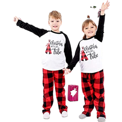 Kid's Family Matching Christmas Holiday Pajamas Sets