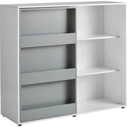 SoBuy Children Bookcase Toy Storage Cabinet Display Shelf with Sliding Door