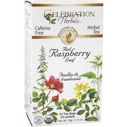 Celebration Herbals Organic Caffeine Free Red Raspberry Leaf Herbal Tea