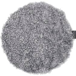 Skinnwille Curly Stolsdyna Grå, Silver