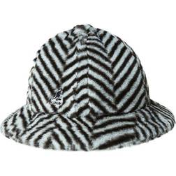 Kangol Faux Fur Casual Hat - Grey Herringbone