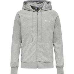 Hummel Isam Zip Hoodie - Grey Melange