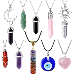 Maibaota 10 Pairs Healing Necklace B09TZMW2LY