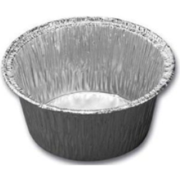 Daarbak Alubakke rund 80x35 mm 106 ml (100 stk)