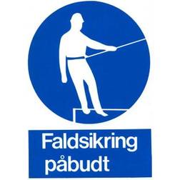 Ox-On Henvisningsskilt Faldsikring påbudt
