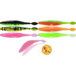 Quantum Magic Trout T-Worm P-Tail Chilli-Cheese-Neon green