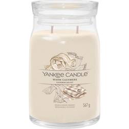 Yankee Candle Signatur varmt kashmir stor Doftljus