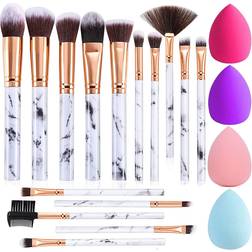 Duaiu Marble Makeup Brushes Set